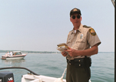 Ohio Division of Wildlife Conservation Officer on Patrol