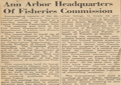 Article, Ann Arbor Headquarters of Fisheries Commission